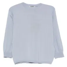 шерстяной топ с круглым вырезом