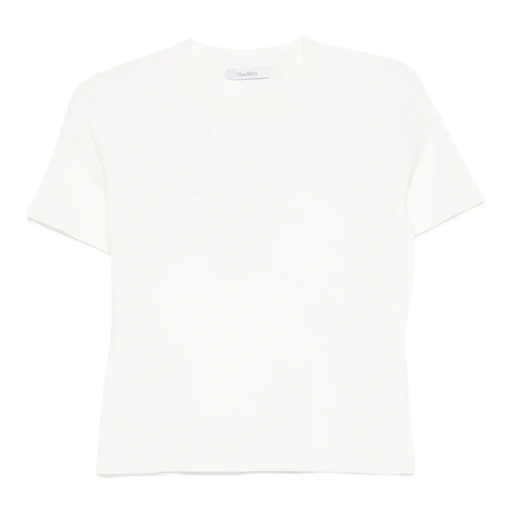 футболка в рубчик с круглым вырезом