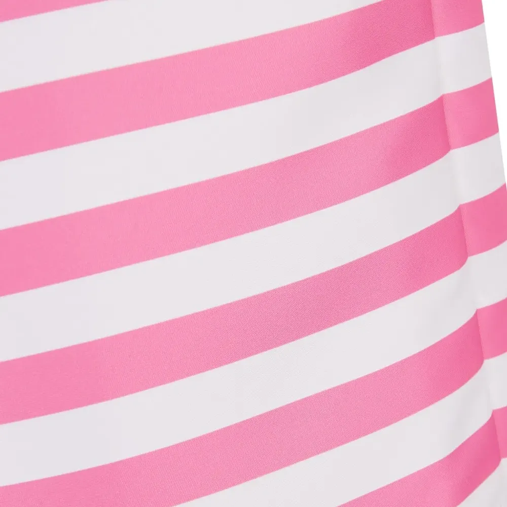 брюки в полоску с поясом