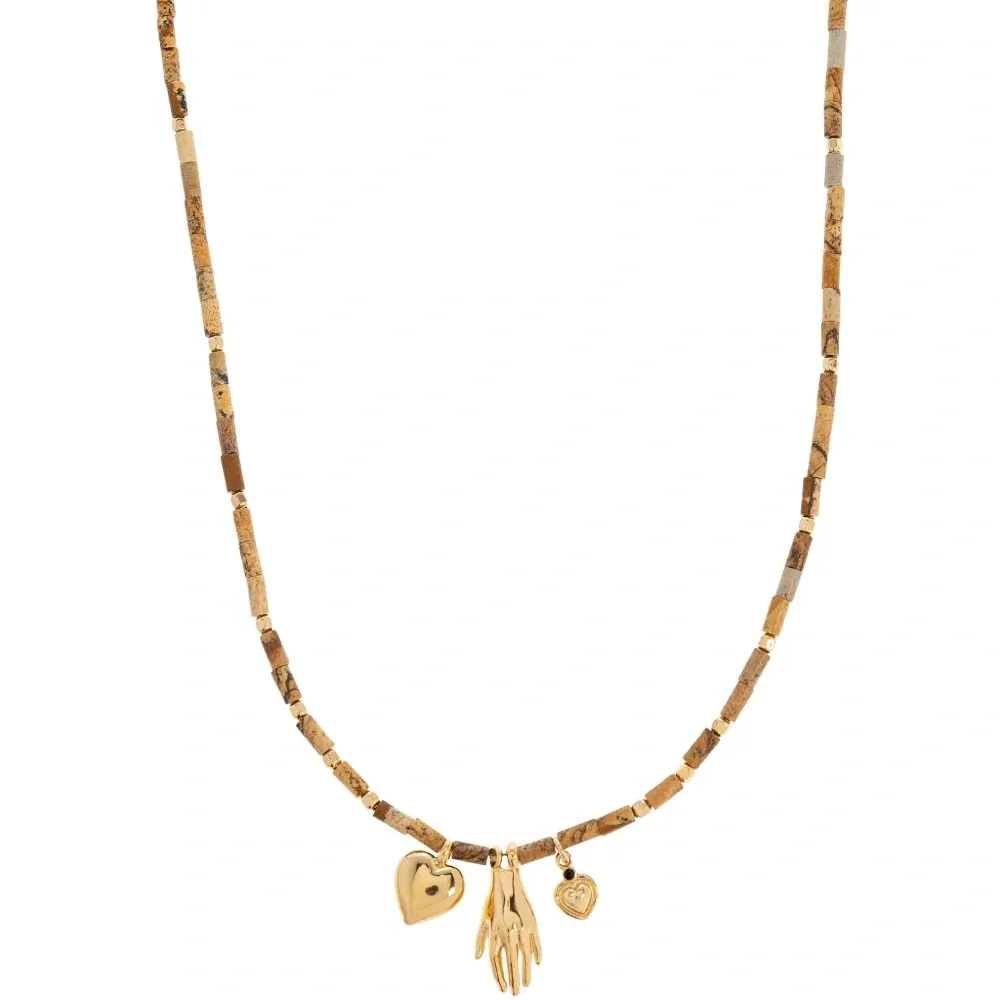 колье с подвеской