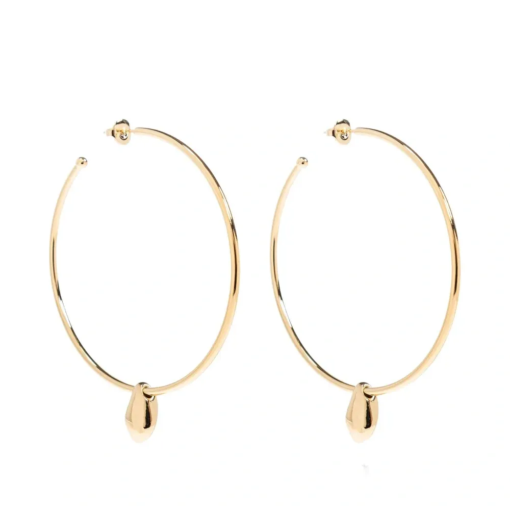 Серьги-кольца с подвесками Серьги-кольца с подвесками