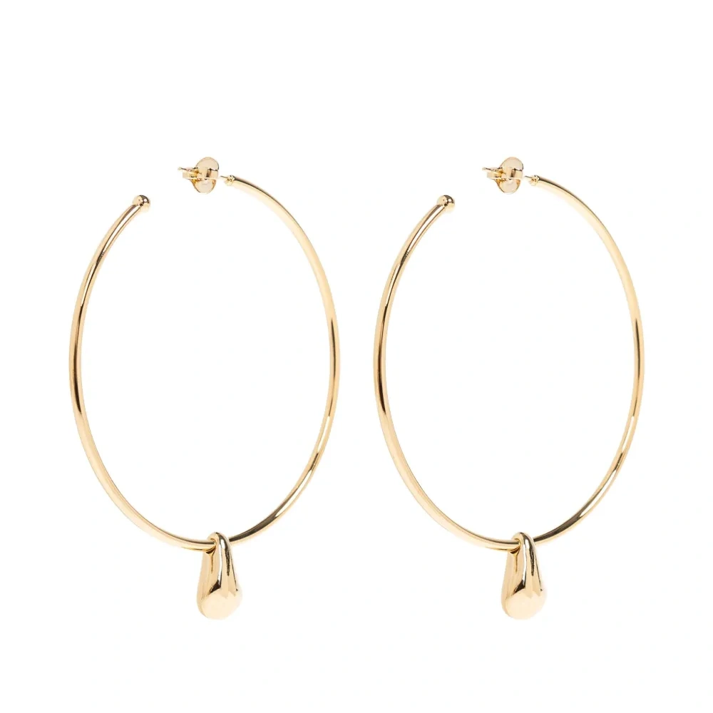 Серьги-кольца с подвесками