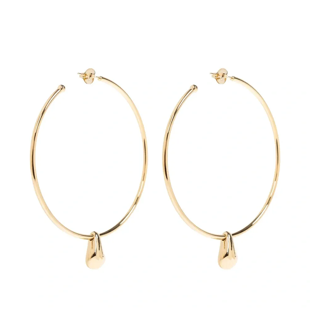 Серьги-кольца с подвесками