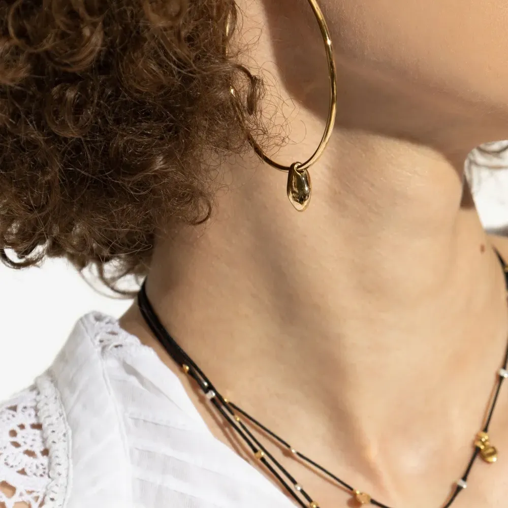 Серьги-кольца с подвесками Серьги-кольца с подвесками