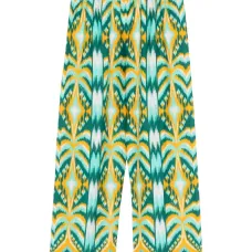 брюки Tropical Tapestry с узором икат