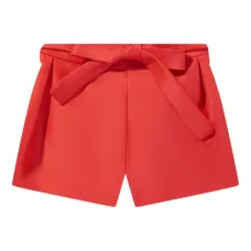 шорты с бантом и складками