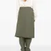 Юбка миди с запахом и складками Юбка миди с запахом и складками