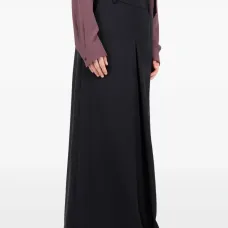 плиссированная юбка макси