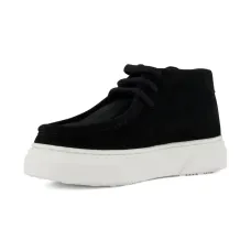 Замшевые кеды на шнуровке