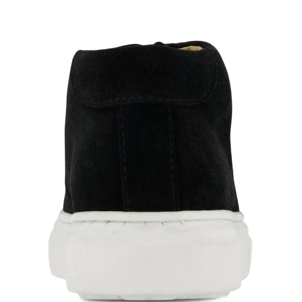 Замшевые кеды на шнуровке