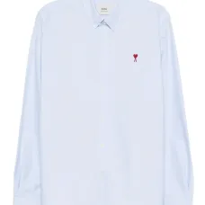 рубашка с вышитым логотипом