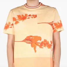 Футболка с цветочным принтом