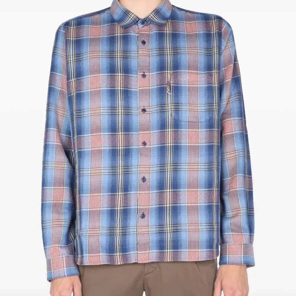 Клетчатая рубашка с карманом