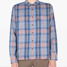 Клетчатая рубашка с карманом