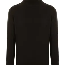 свитер из шерсти мериноса с высоким воротником