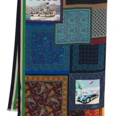 шарф в технике пэчворк