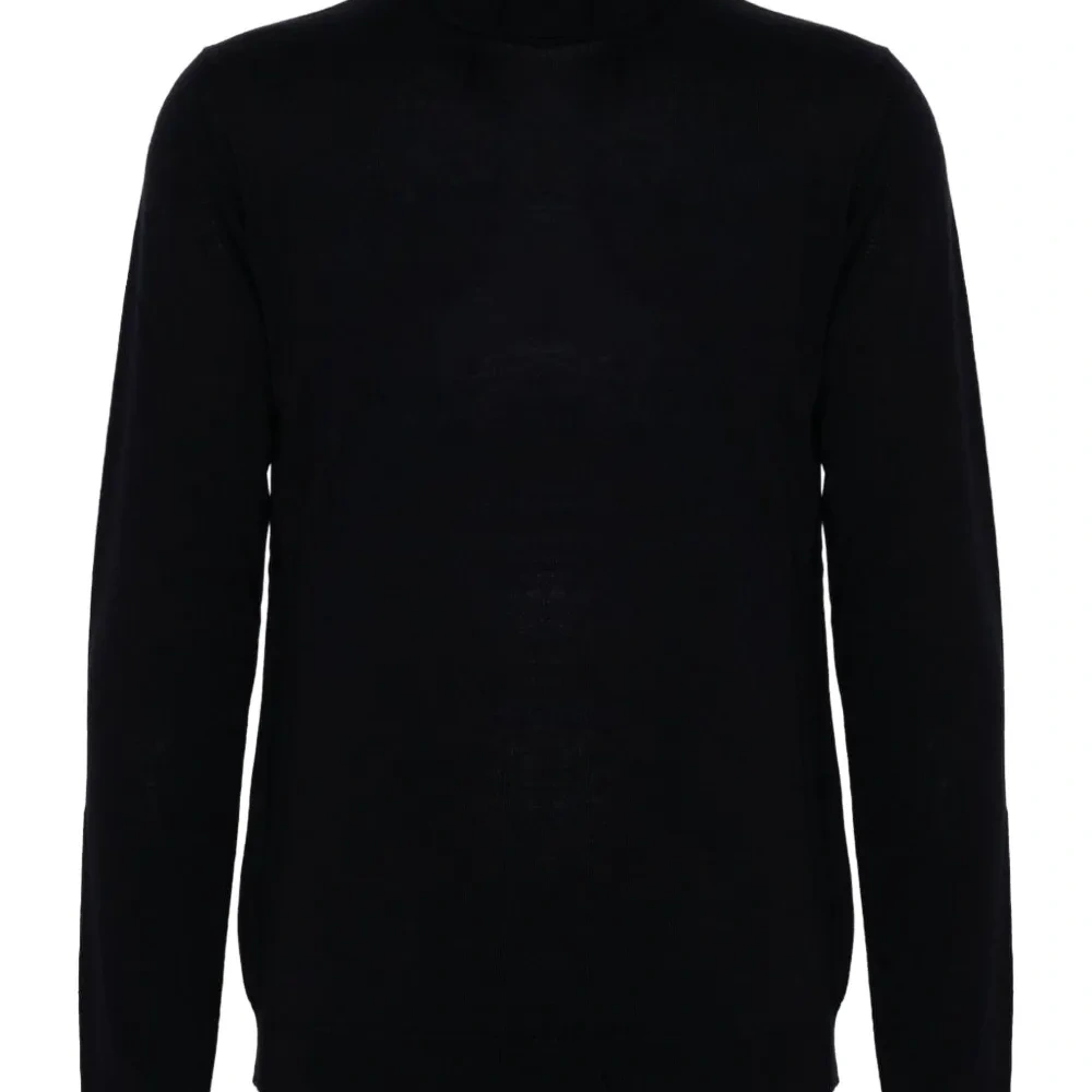 свитер из шерсти мериноса с высоким воротником