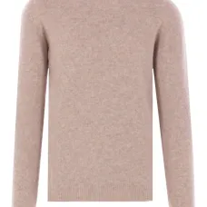 Шерстяной свитер с круглым вырезом