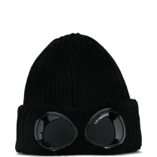 шапка бини в рубчик с линзами