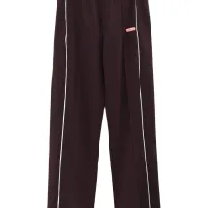 Трикотажные штаны с нашивкой-логотипом