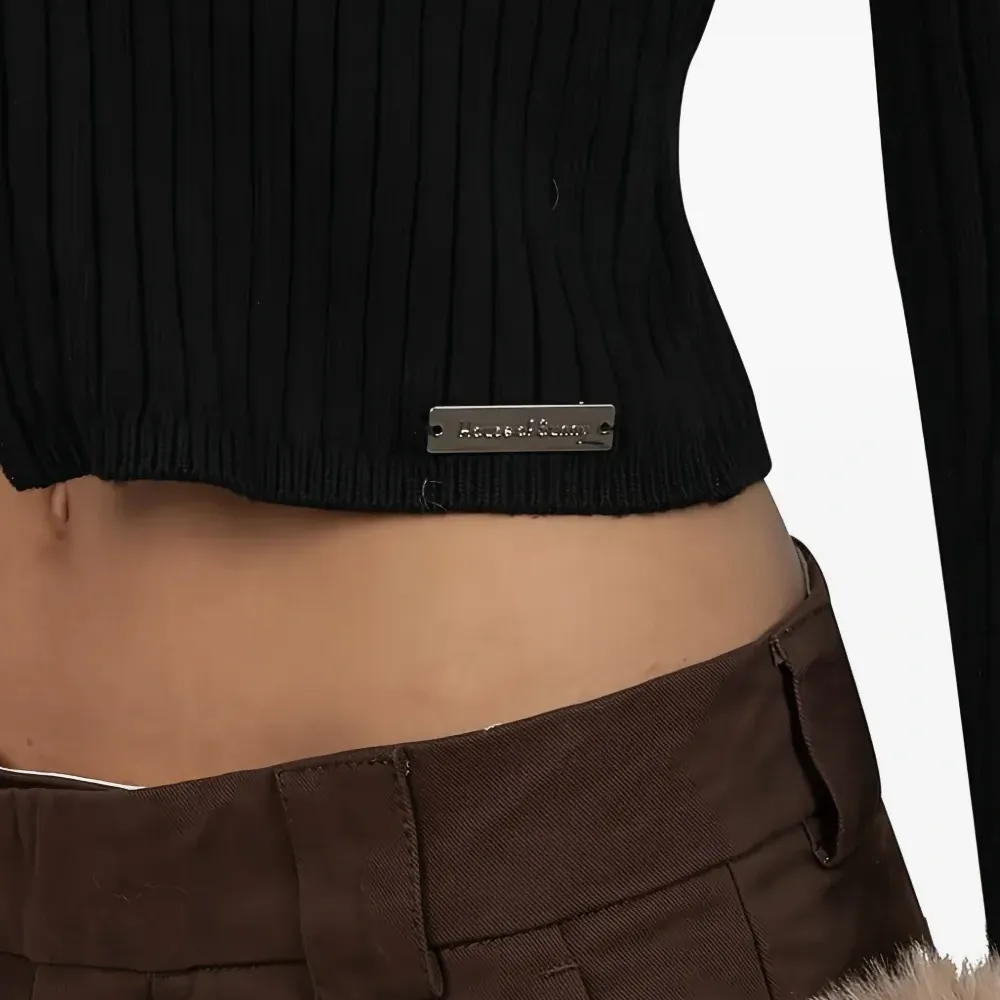 Кардиган в рубчик