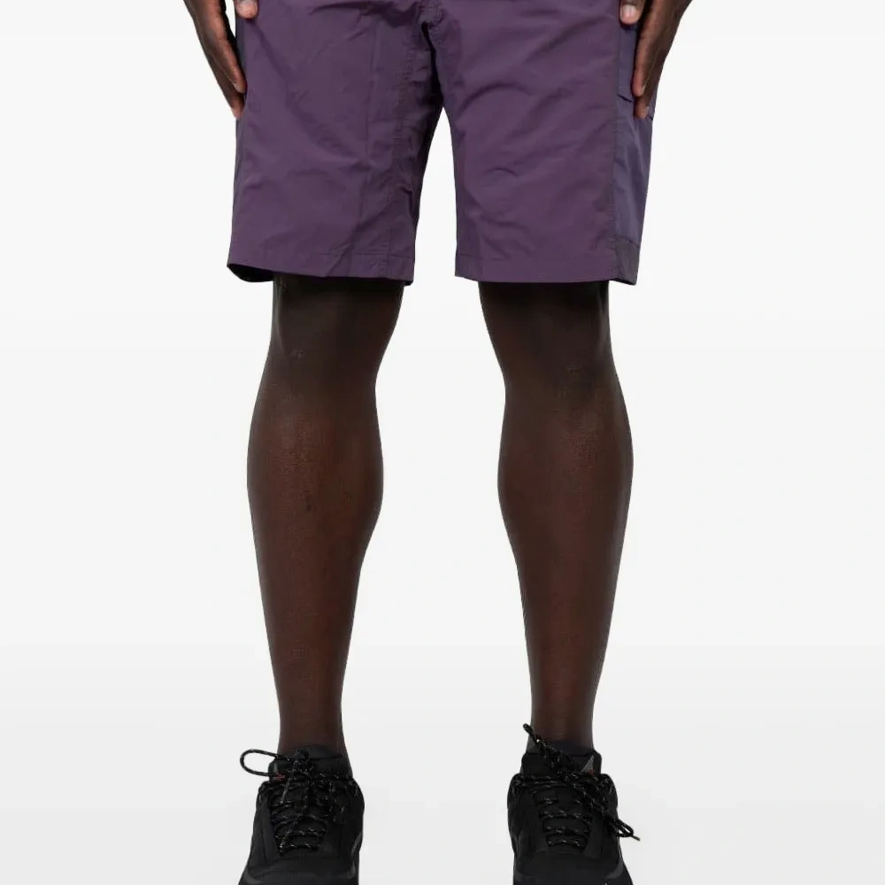 Шорты карго в технике пэчворк