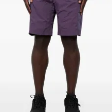 Шорты карго в технике пэчворк