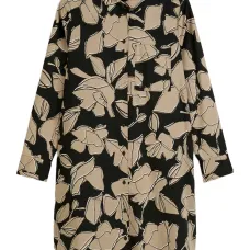 Мини-платье с цветочным принтом