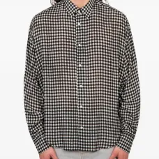 Рубашка в клетку гингем