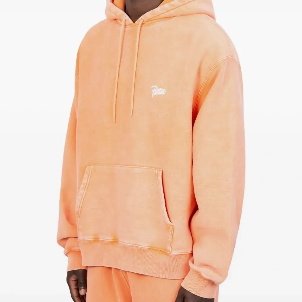 Худи на молнии с выбеленным эффектом