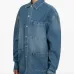 Джинсовая рубашка с накладными карманами
