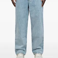 Джинсы с вышитым логотипом Джинсы с вышитым логотипом