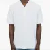 Рубашка поло с V-образным вырезом и короткими рукавами