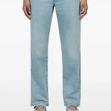 Джинсы с эффектом потертости