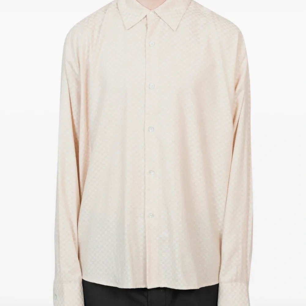 Клетчатая рубашка с длинными рукавами