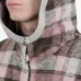 Клетчатая куртка с капюшоном