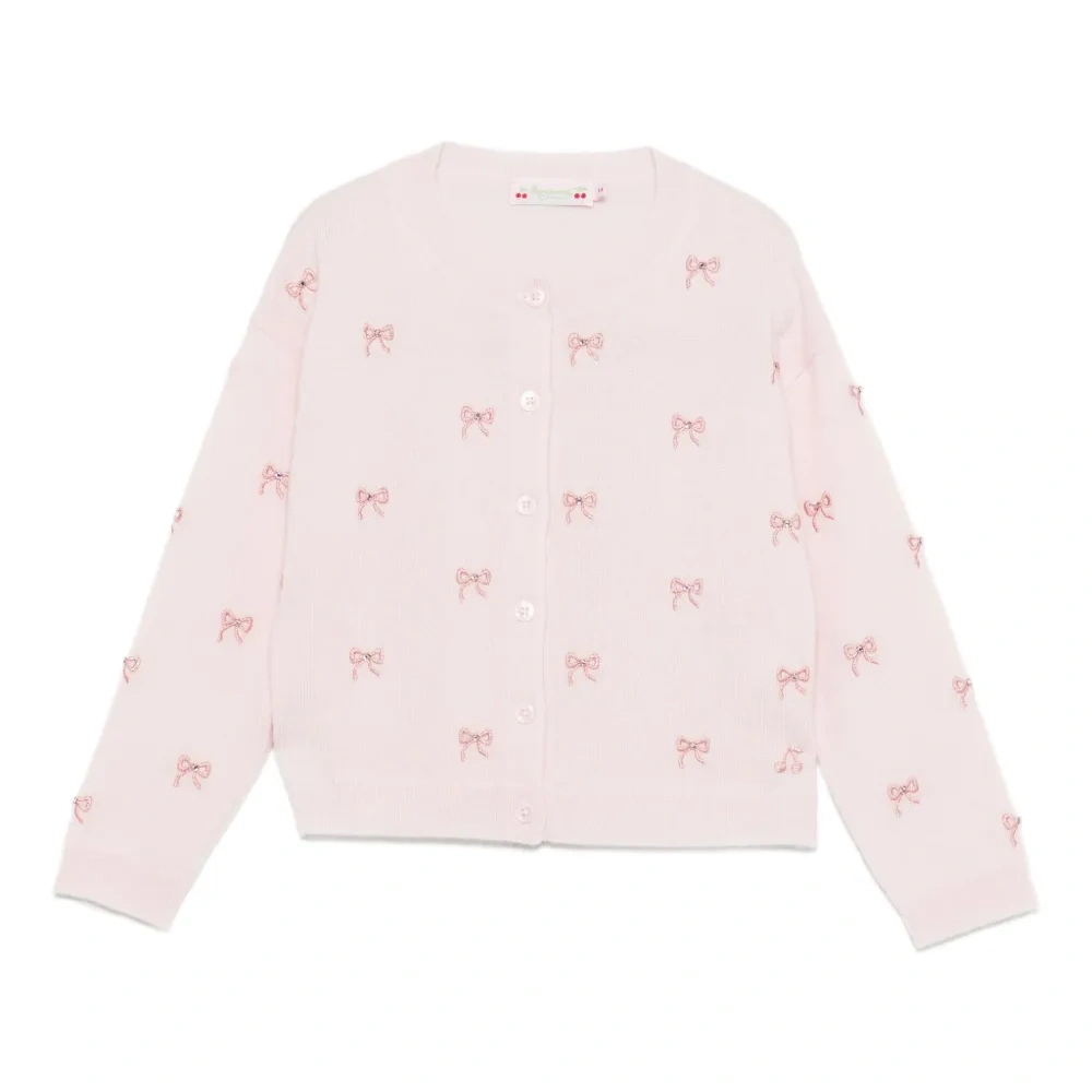 кардиган с бантами