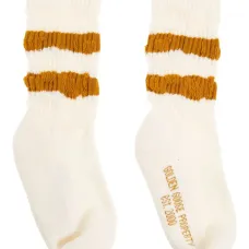 полосатые носки с эффектом потертости