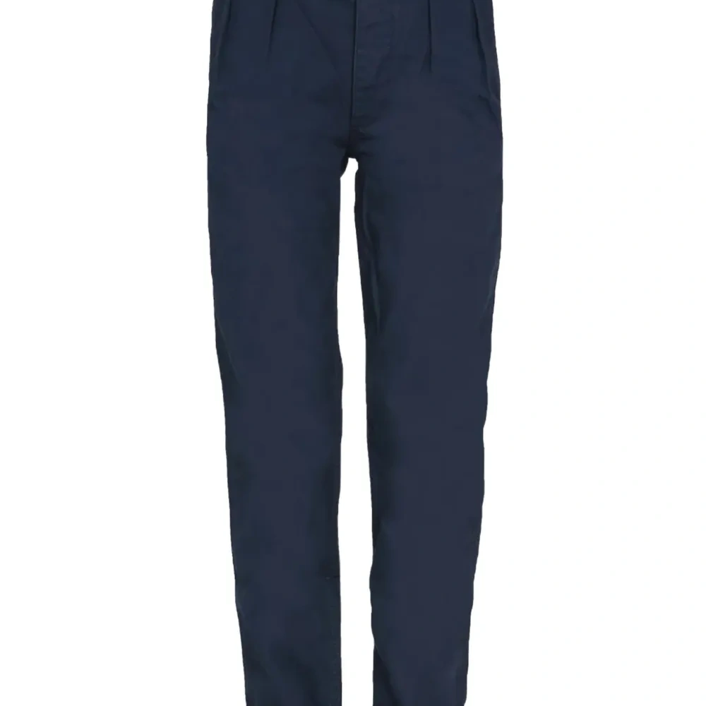 Плиссированные брюки прямого кроя