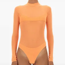 Боди с длинными рукавами