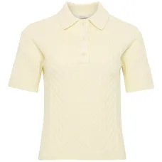 Рубашка поло фактурной вязки