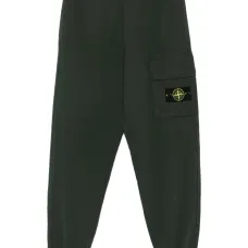 спортивные брюки с накладными карманами