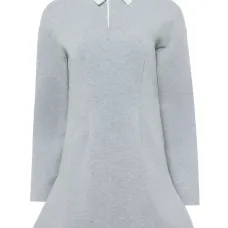 платье поло с длинными рукавами