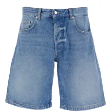 Джинсовые шорты с нашивкой-логотипом