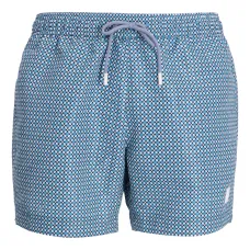 Плавки-шорты с геометричным узором