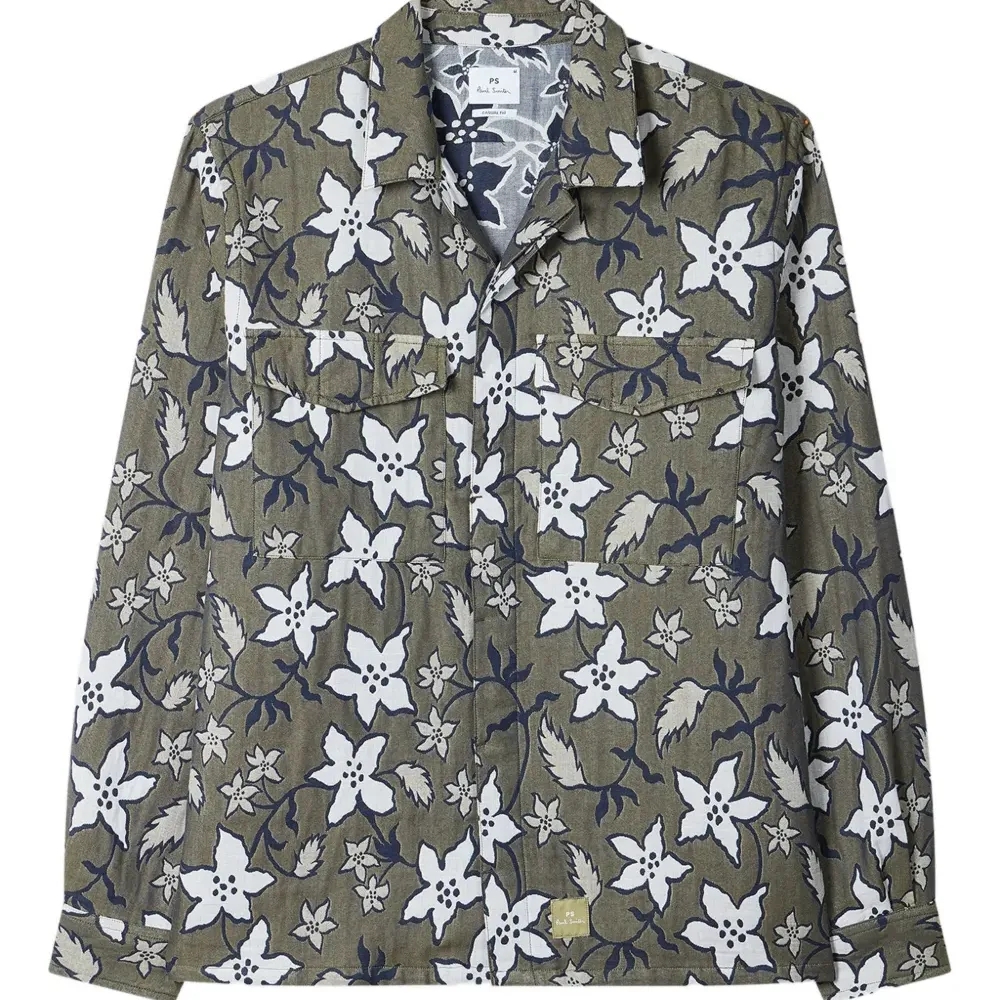 Рубашка с цветочным принтом