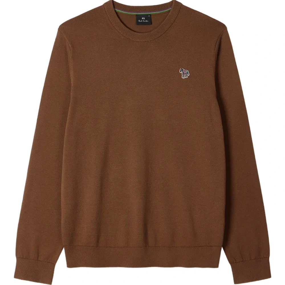 Свитер с нашивкой в виде зебры