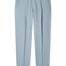 Брюки с застежкой на пуговицы и плиссированными карманами Брюки с застежкой на пуговицы и плиссированными карманами