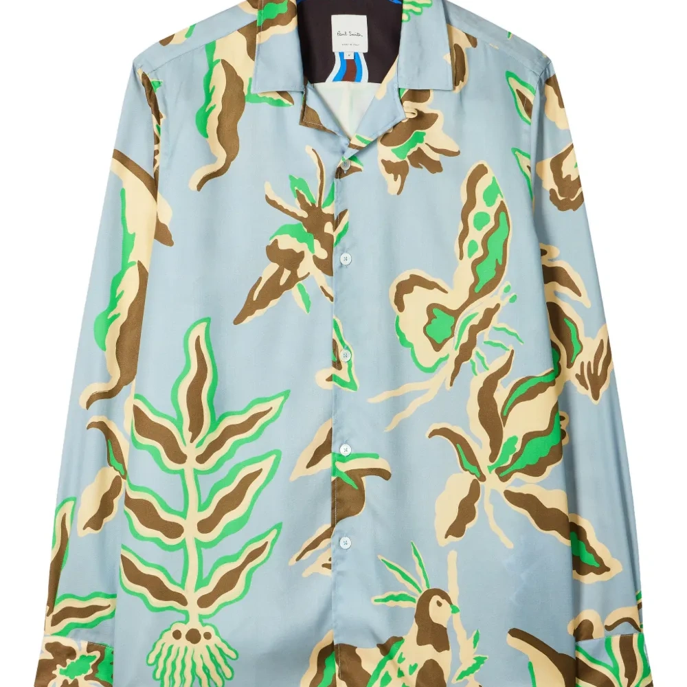 Рубашка с цветочным принтом