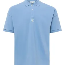 рубашка поло с вышитым логотипом